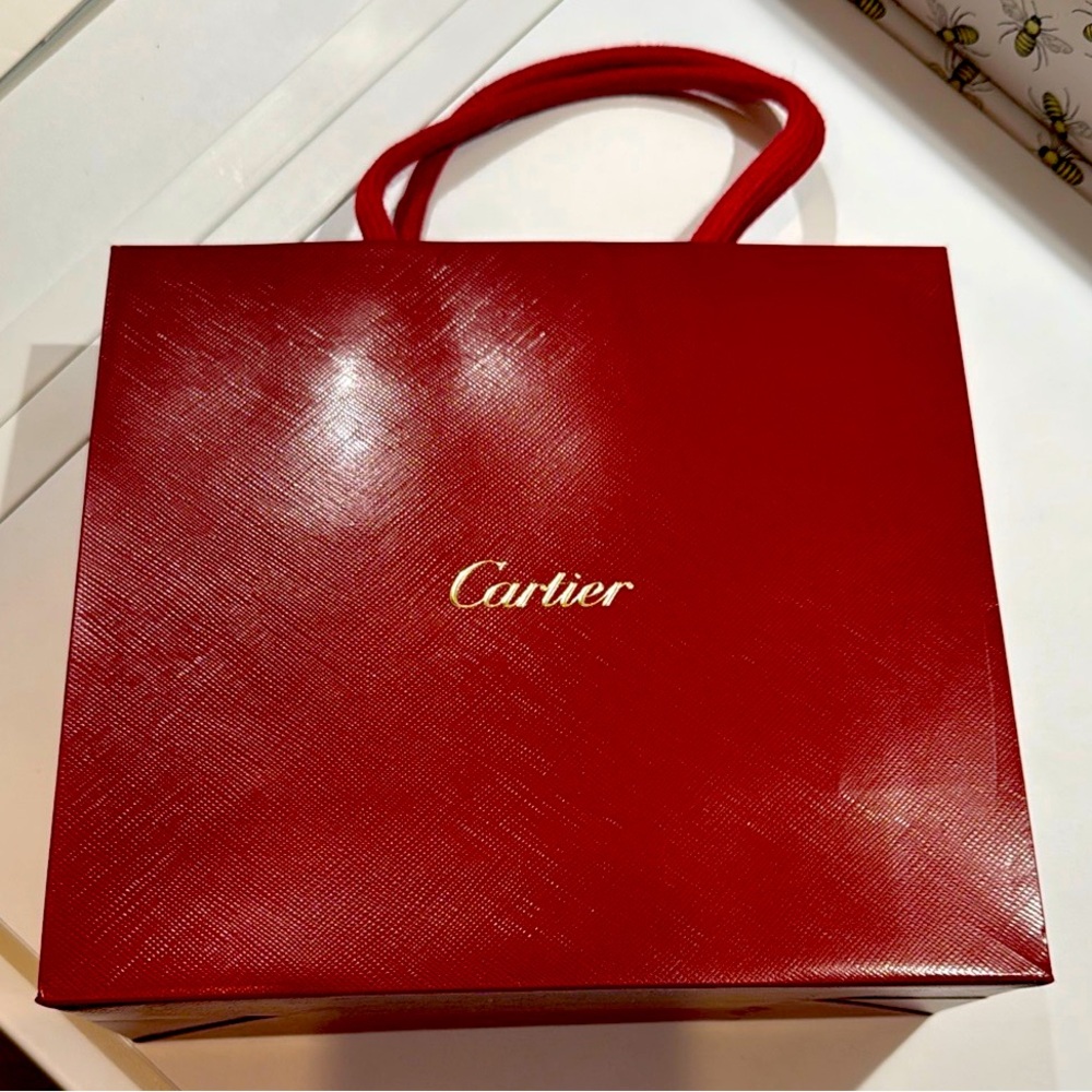 Cartier Red Shopping Bag